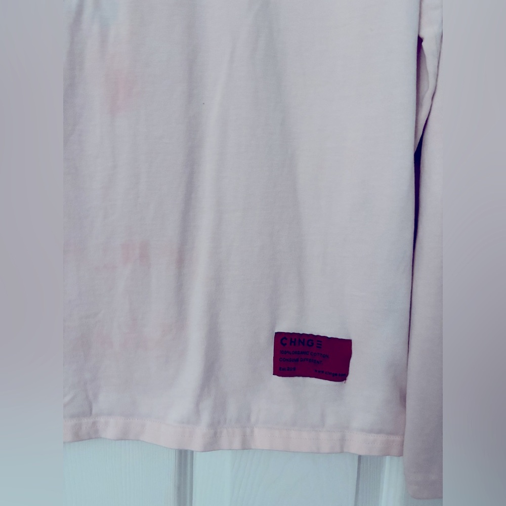 CHNGE Pink Statement Long Sleeve Tee - Picture 4 of 7